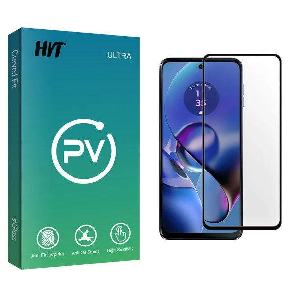 محافظ صفحه نمایش شیشه ای اچ وی تی مدل PV مناسب برای گوشی موبایل موتورولا Moto G54 Power