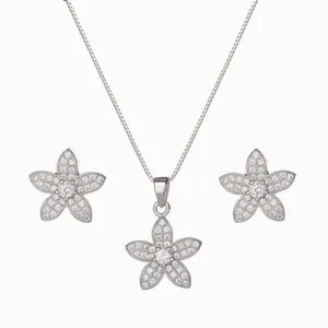 نیم ست نقره زنانه مدل SS12