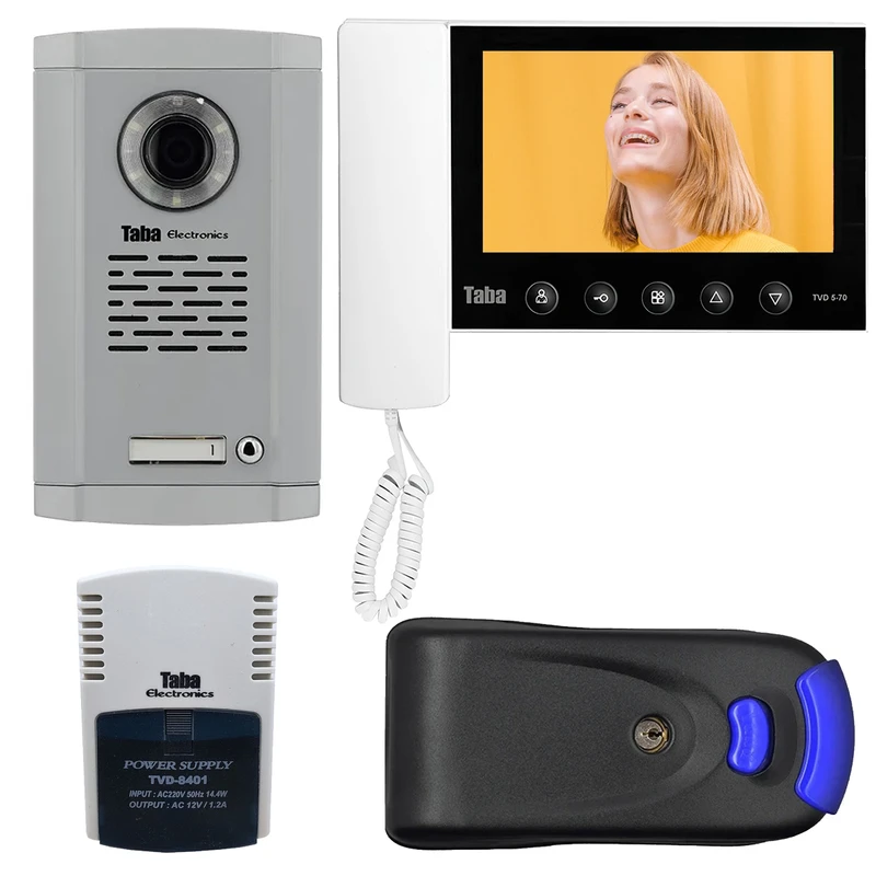 مجموعه دربازکن تصویری تابا الکترونیک مدل 70-5 یک واحدی
