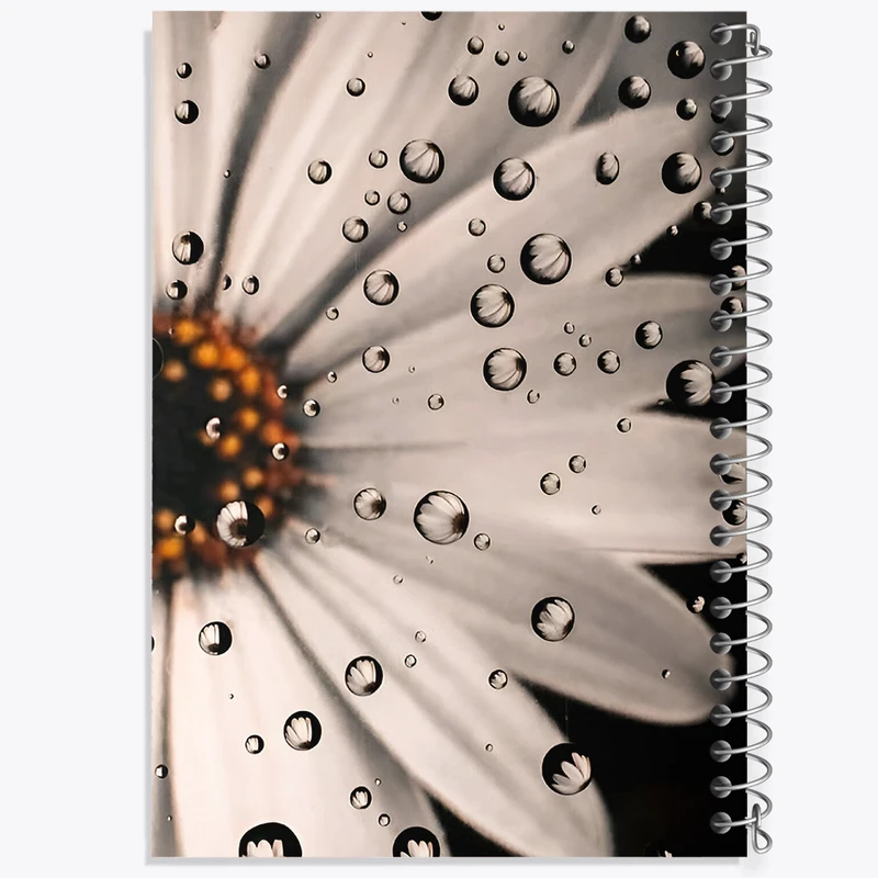 دفتر لیست خرید 50 برگ خندالو طرح گل کد F6116