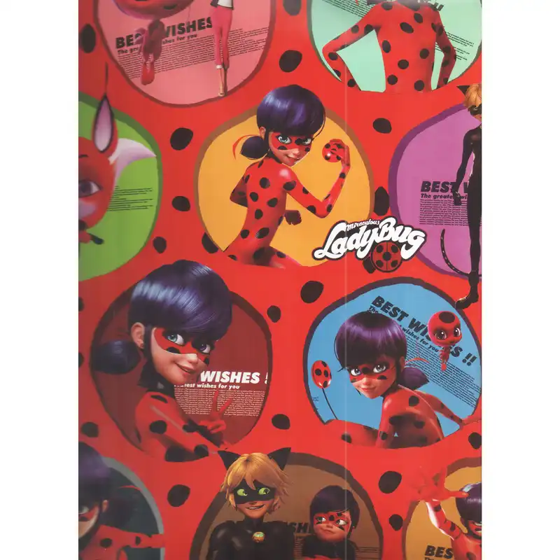 کاغذ کادو مدل کارتونی بسته 4 عددی