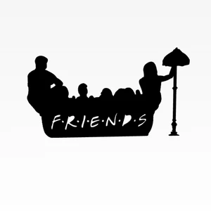 دیوارکوب طرح Friends