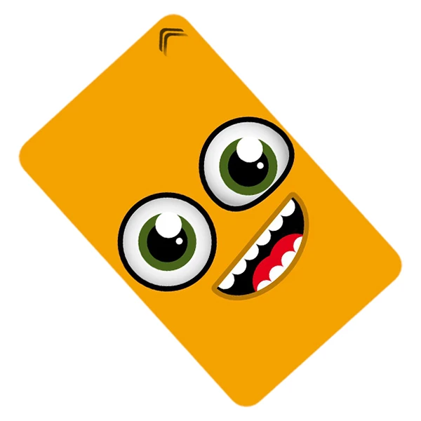 استیکر کارت بانکی طرح ایموجی فانتزی مدل CAC682-K-G1-175