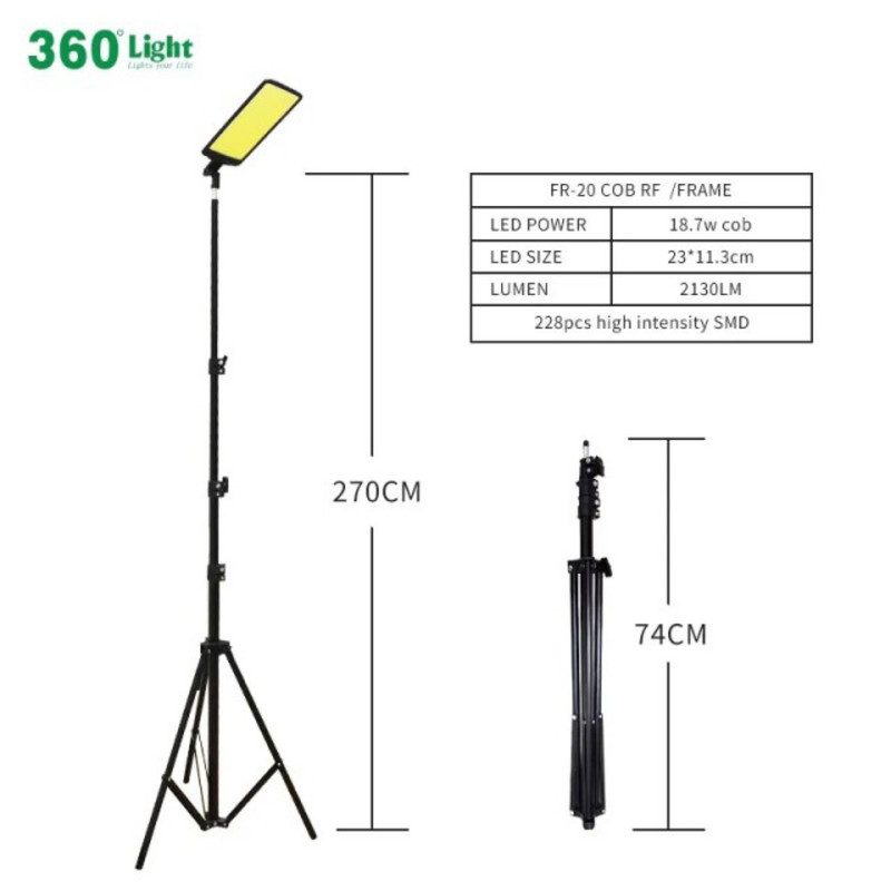 چراغ کمپینگ 360 مدل FR-20cob