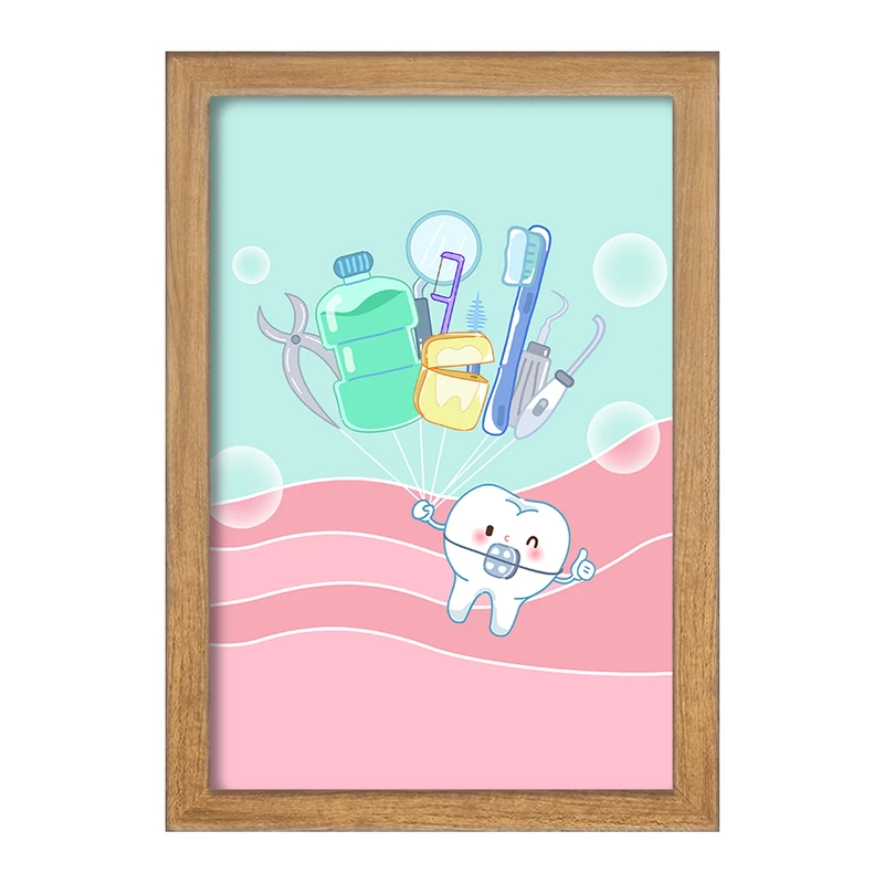 تابلو خندالو مدل دندان و دندان پزشکی کودکانه کد 36717
