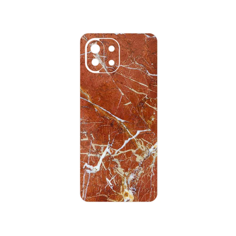 برچسب پوششی ماهوت مدل Red Marble مناسب برای گوشی موبایل شیائومی 11 Lite 5G NE