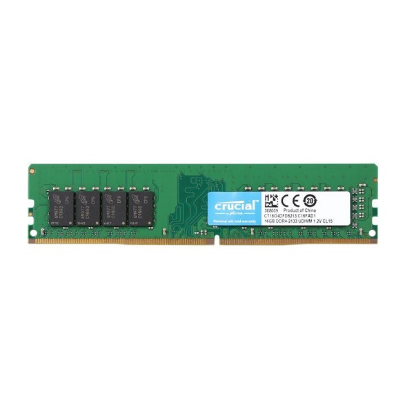 رم دسکتاپ DDR4 تک کاناله 2133 مگاهرتز CL16 کروشیال مدل PC4-17000 ظرفیت 16 گیگابایت