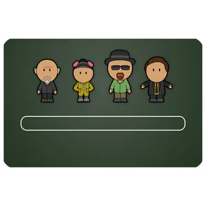 Breaking Bad Code 041 Card Sticker