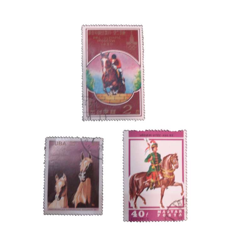 تمبر یادگاری مدل ملل کد DS1575  مجموعه 3 عددی