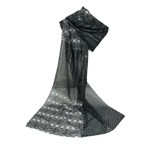 شال زنانه مدل حریر طرح ریز کد 3