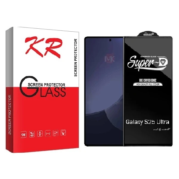 محافظ صفحه نمایش کی آر مدل Super D مناسب برای گوشی موبایل سامسونگ Galaxy S25 Ultra