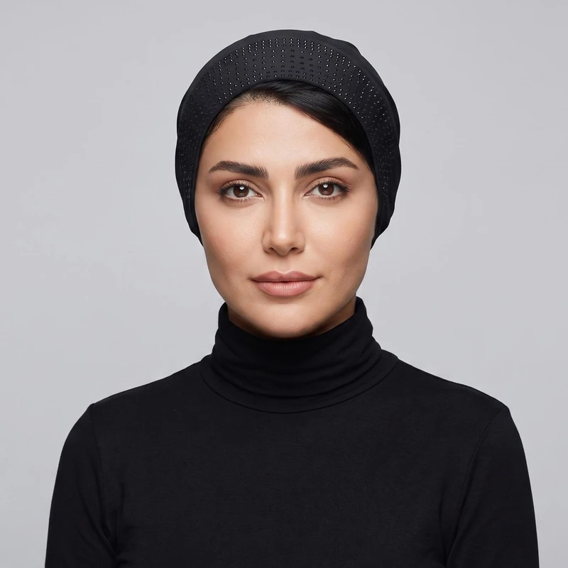 توربان مدل کلاه حجاب طلق دار نشکن