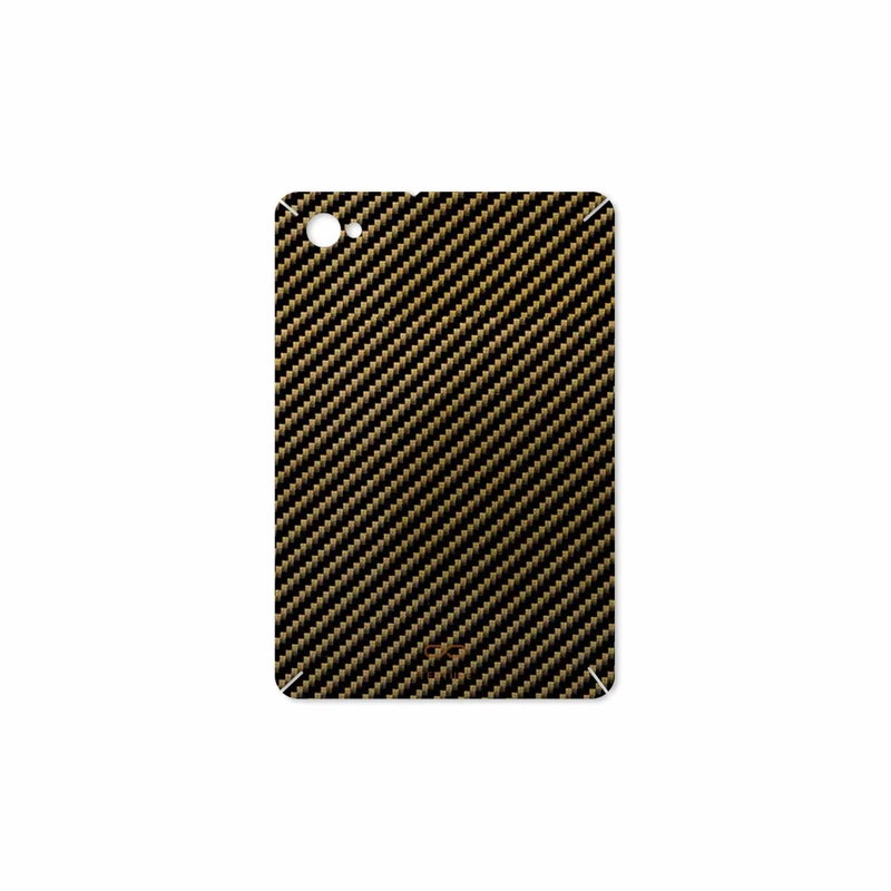 برچسب پوششی ماهوت مدل Glossy-Brown-Fiber مناسب برای تبلت سامسونگ Galaxy Tab 7.7 2011 P6800