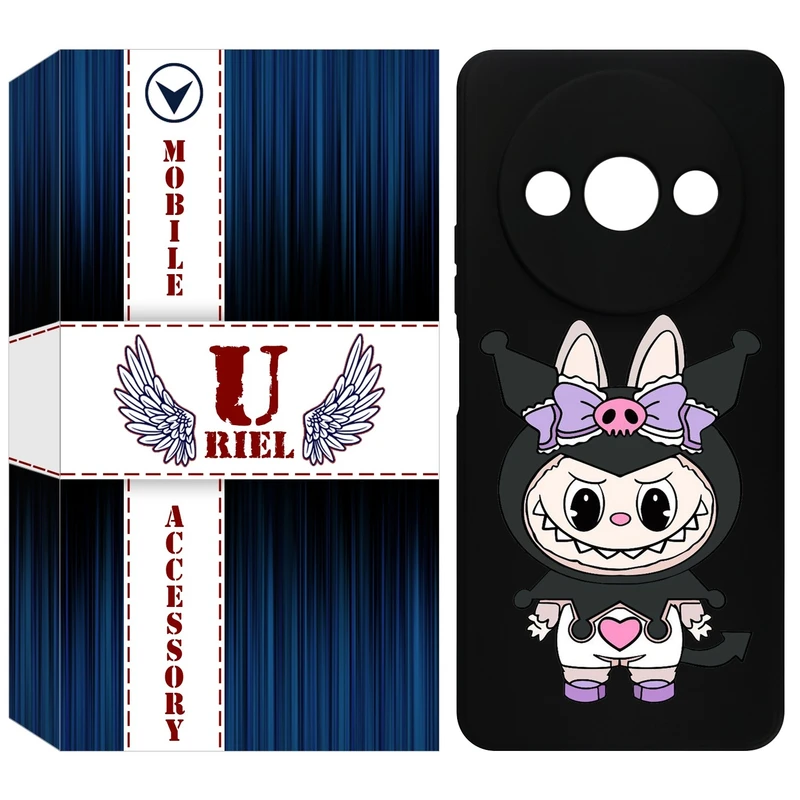 کاور یوریل مدل KSH کد 137 طرح عروسک لبوبو مناسب برای گوشی موبایل شیائومی Redmi A3 / A3x
