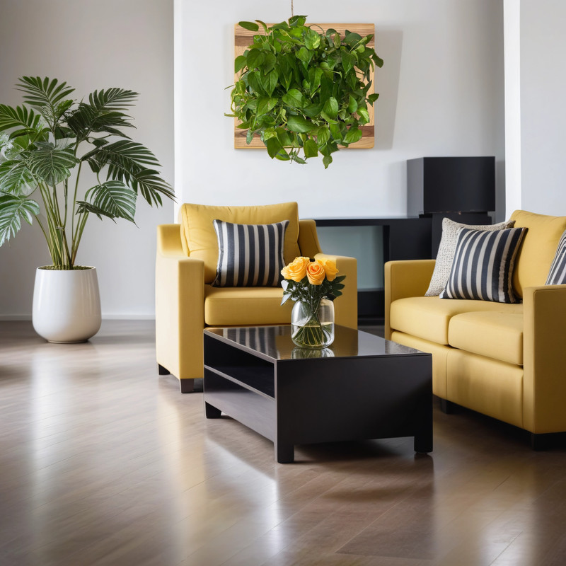 استند گلدان مدل دیواری طرح گرین وال ۴ گلدان