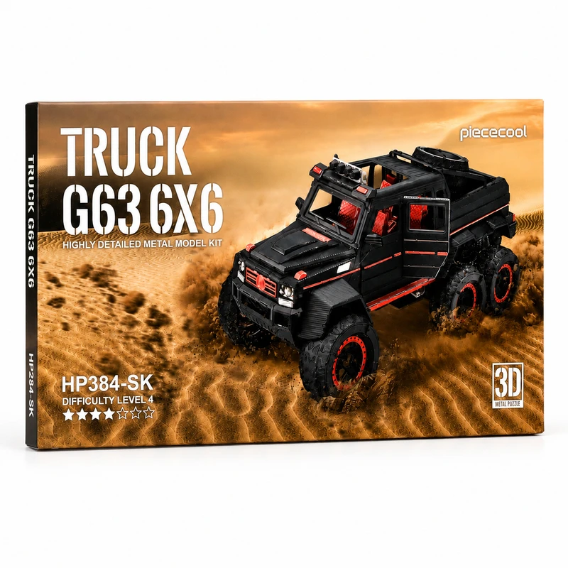 ساختنی 341 تکه پیسکول مدل 6×6 Truck G63