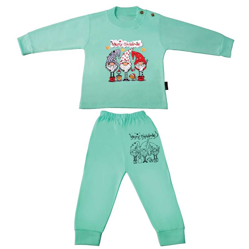ست تی شرت و شلوار نوزادی کد GB-1242