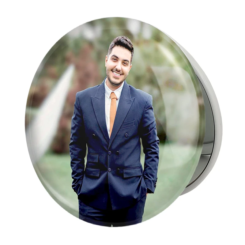 آینه جیبی خندالو طرح آرون افشار مدل تاشو کد 4019 