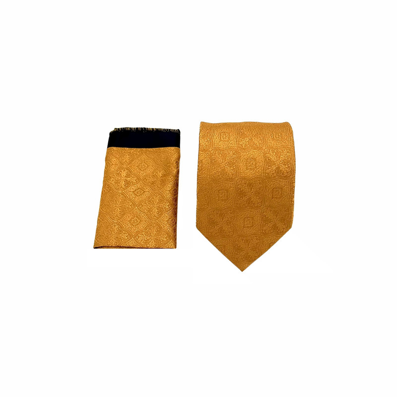 ست کراوات و دستمال جیب مردانه آریوان مدل PT4405
