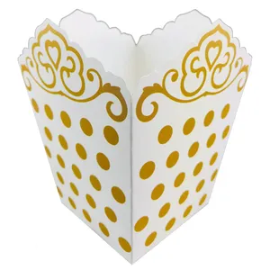 ظرف پاپ کورن مسترتم طرح خال خالی پلاس بسته 10 عددی