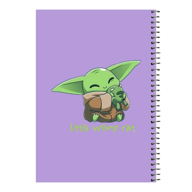 دفتر مشق 80 برگ اس جی مدل بیبی یودا کد۶     