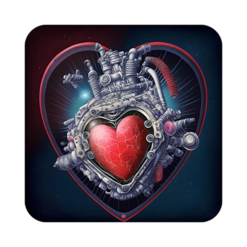 زیر لیوانی کاکتی مدل عاشقانه کد mp12614