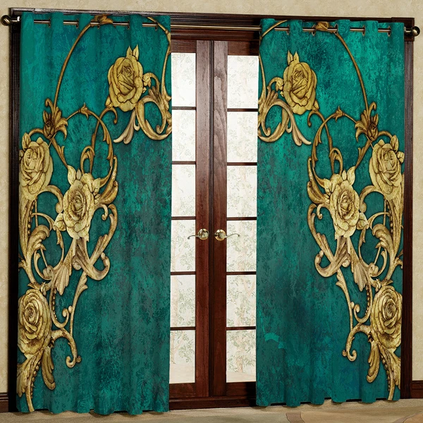 پرده مدل مخمل پانچی کد 7067 سایز 280x140 سانتی متر