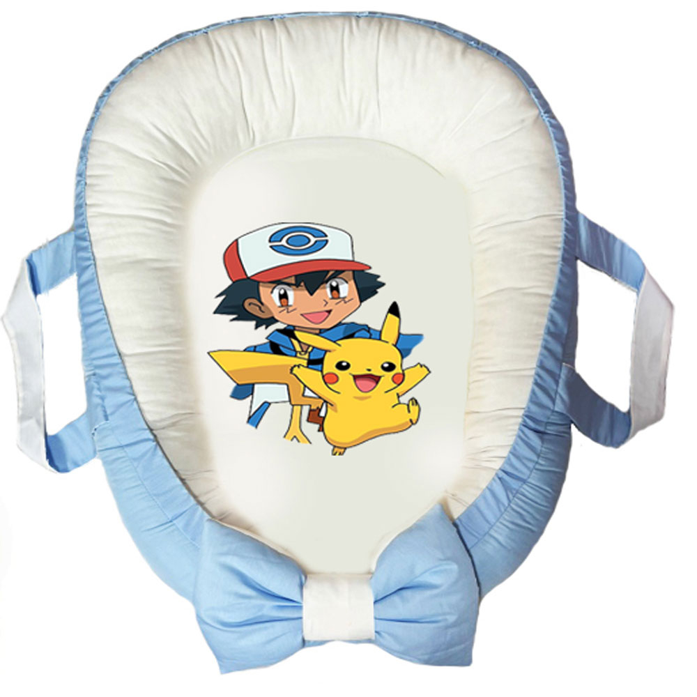 سرویس خواب سه تکه نوزاد ناریکو مدل گارد محافظ دار طرح کارتونی دیجیمون کد 0611