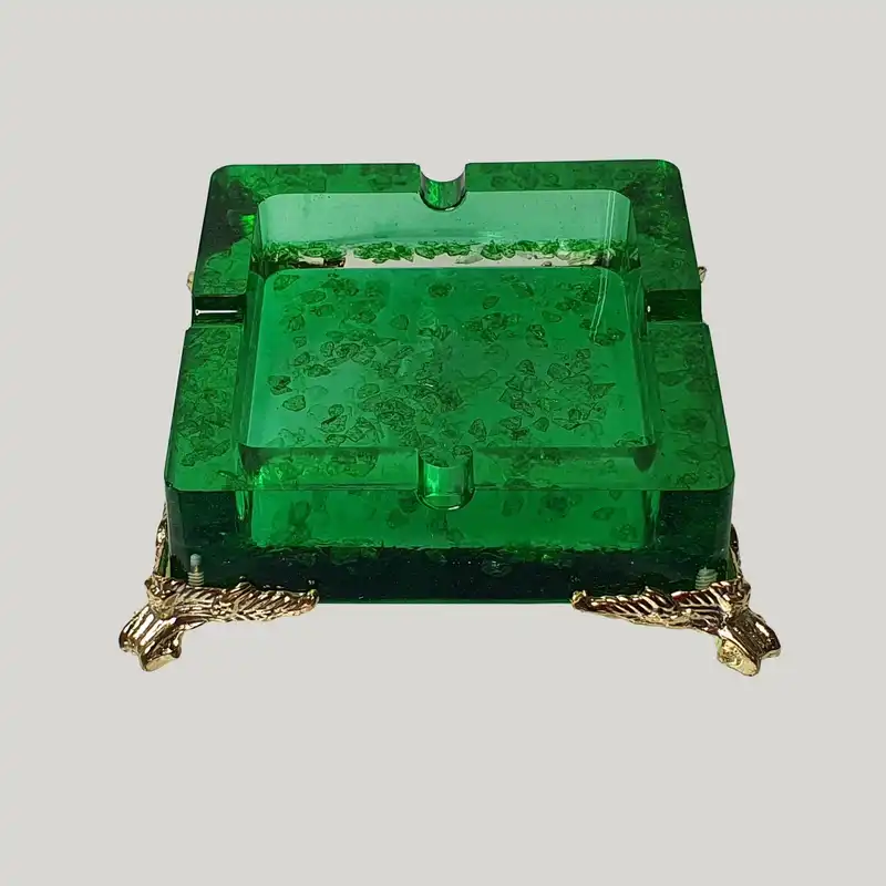 زیرسیگاری مدل پایه دار رزین و سنگ