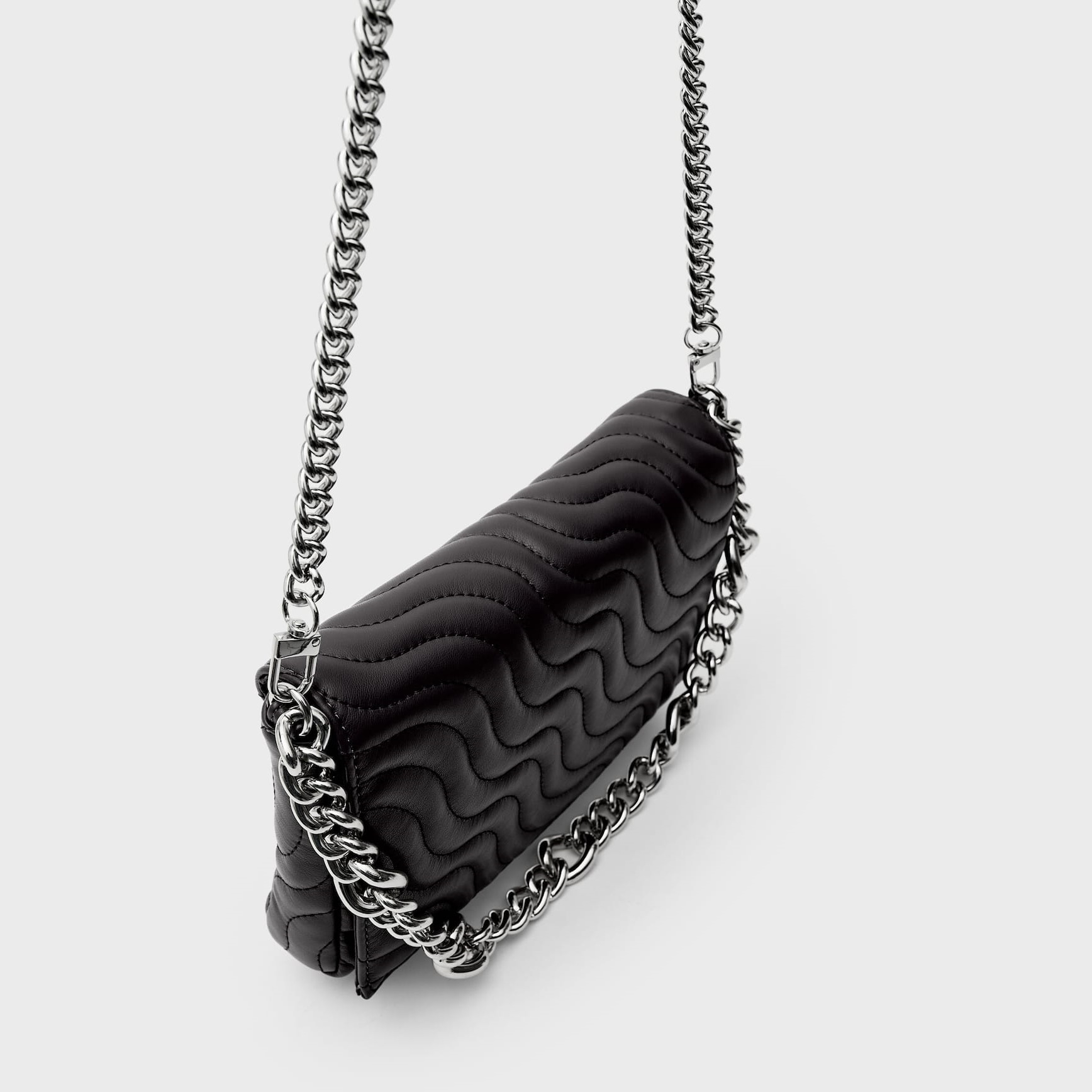 کیف دوشی زنانه استرادیواریوس مدل Quilted crossbody