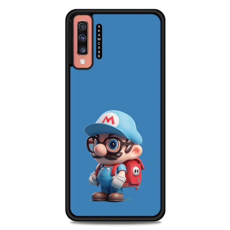 کاور آکام مدل AMC-WSGA70-SUPER MARIO9مناسب برای گوشی موبایل سامسونگ Galaxy A70