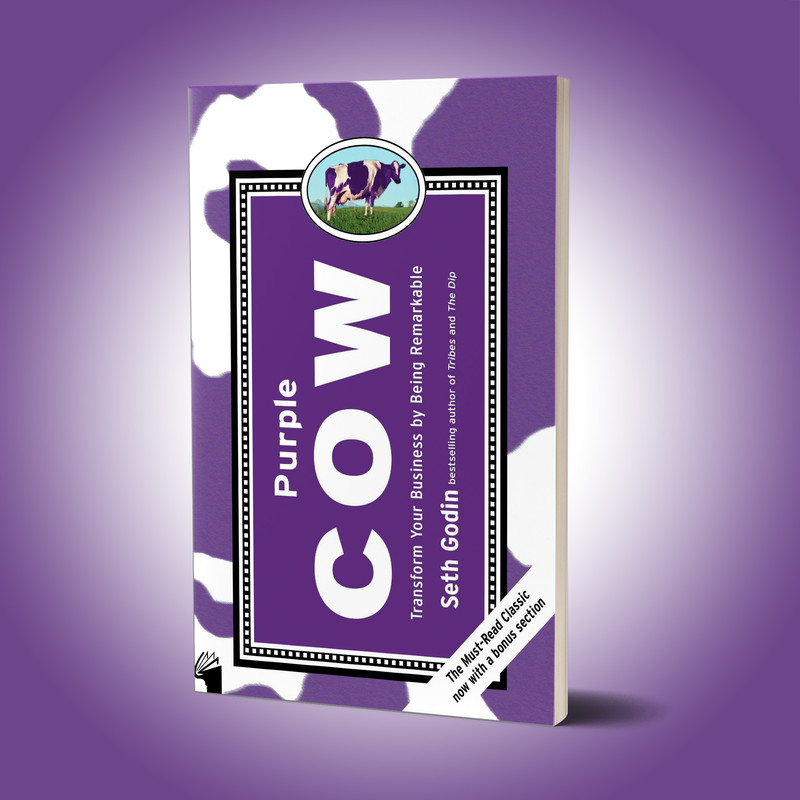 کتاب Purple Cow اثر Seth Godin انتشارات معیار علم کتاب Purple Cow اثر Seth Godin انتشارات معیار علم