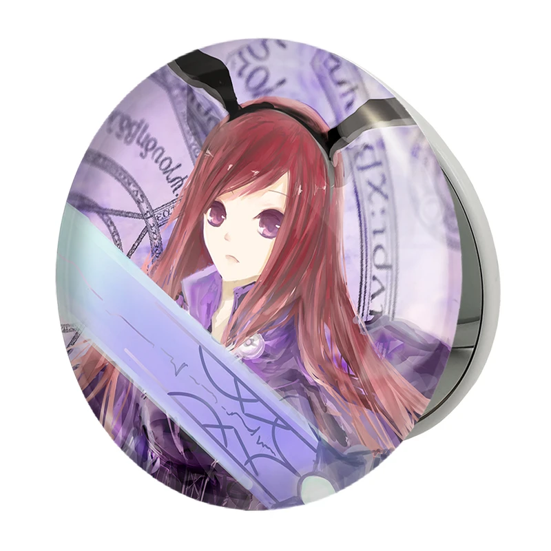 آینه جیبی خندالو طرح ارزا انیمه فری تیل Fairy Tail مدل تاشو کد 16518 