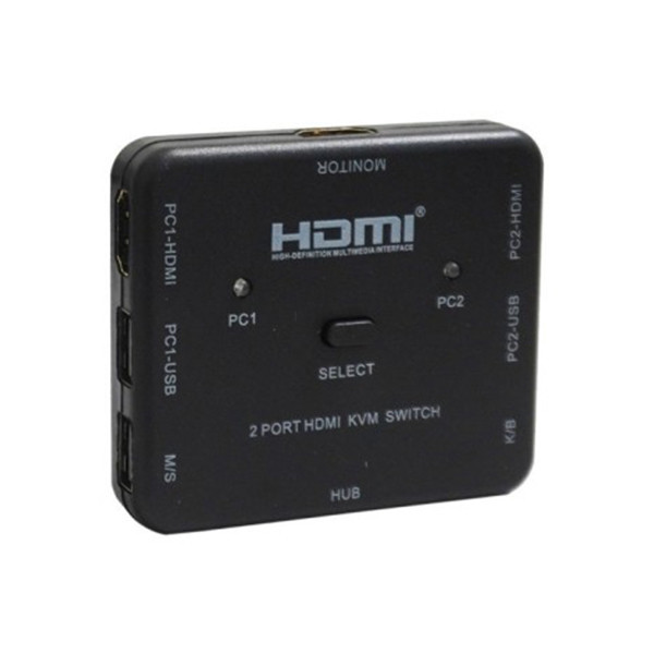 سوئیچ  HDMI KVM دو پورت وی نت مدل V-SWKHM4K2