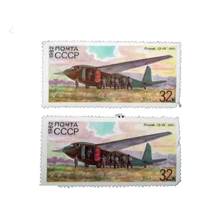 تمبر یادگاری مدل هواپیما کد aa-348 مجموعه 2 عددی