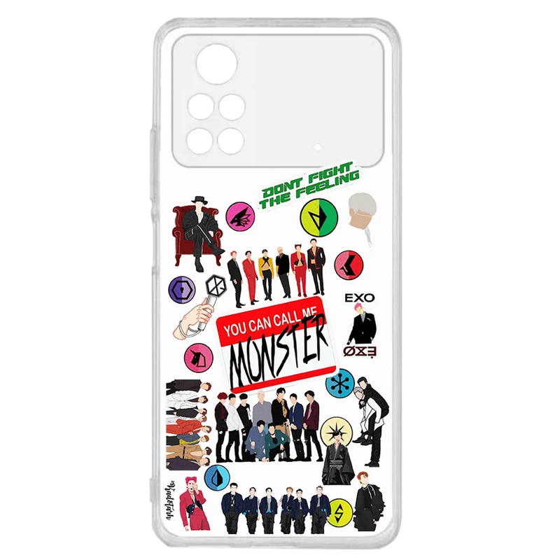 کاور طرح EXO مناسب برای گوشی موبایل شیائومی Poco X4 Pro