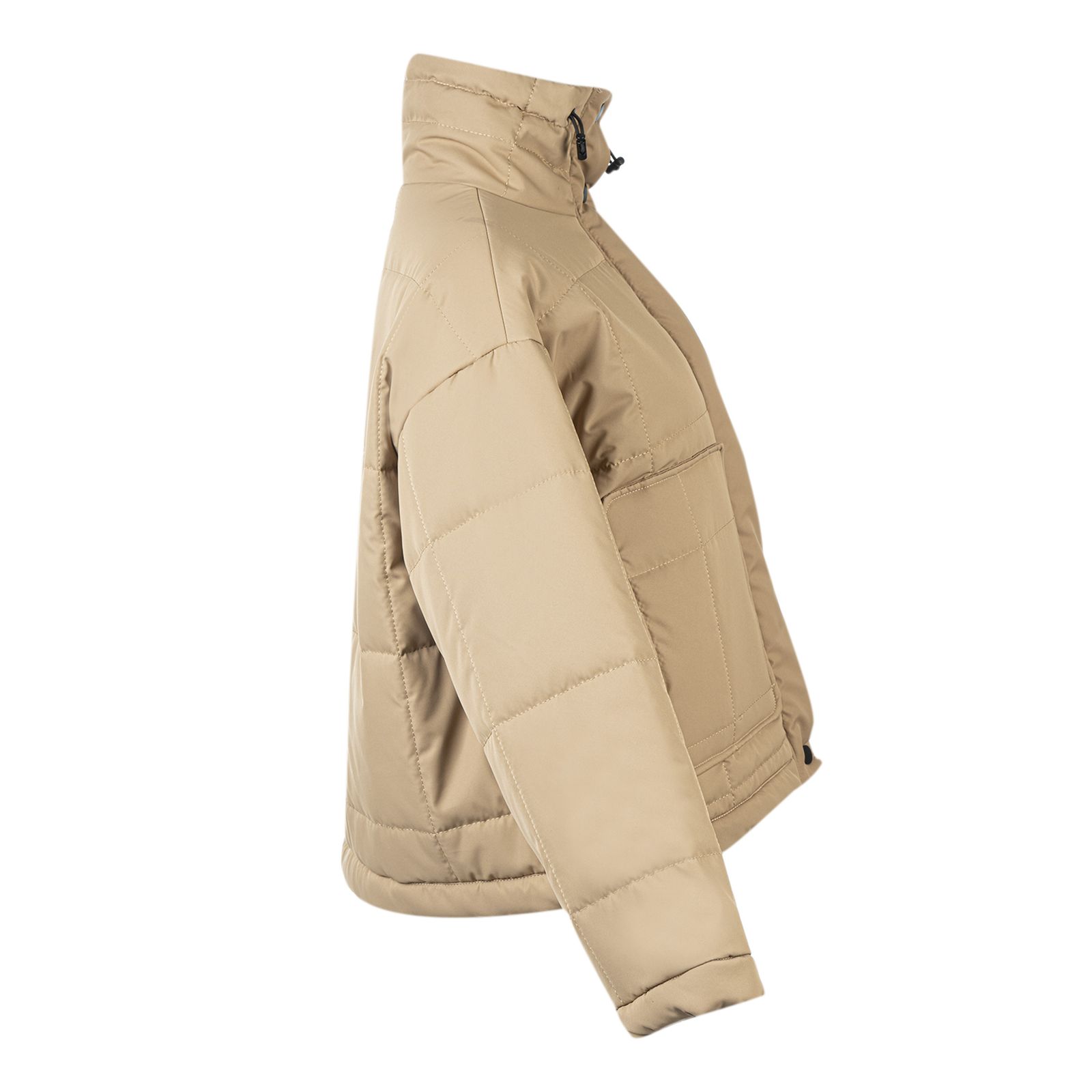 کاپشن زنانه سرژه مدل 219129 رنگ کرم -  - 2