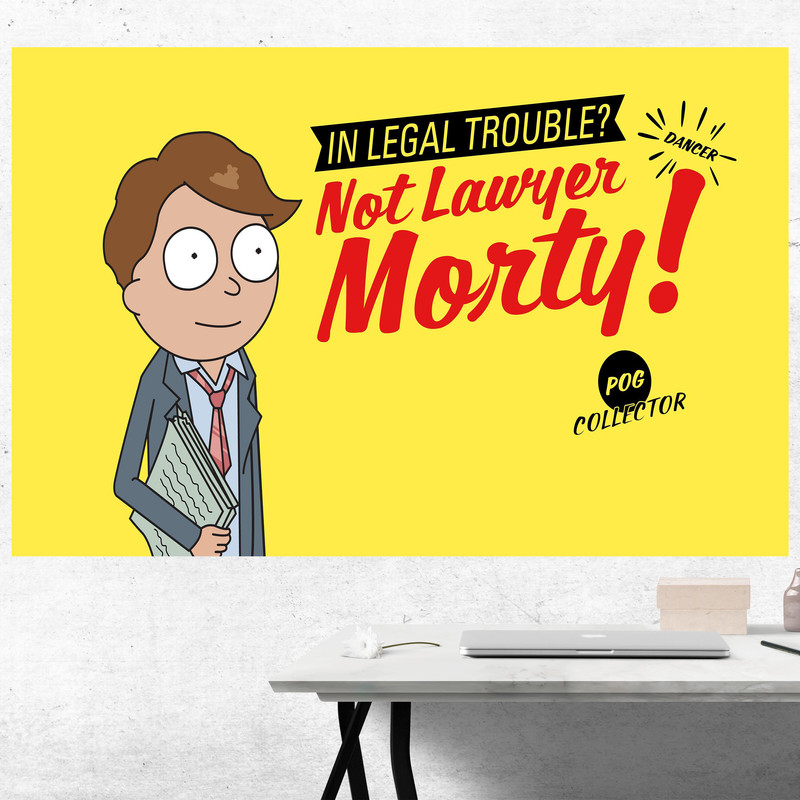 تابلو شاسی مدل سریال ریک ومورتی rick & morty کد 1139