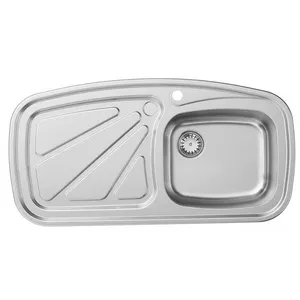 سینک ظرفشویی استیل توکار یک لگنه پلی استیل مدل پروانه کد 199