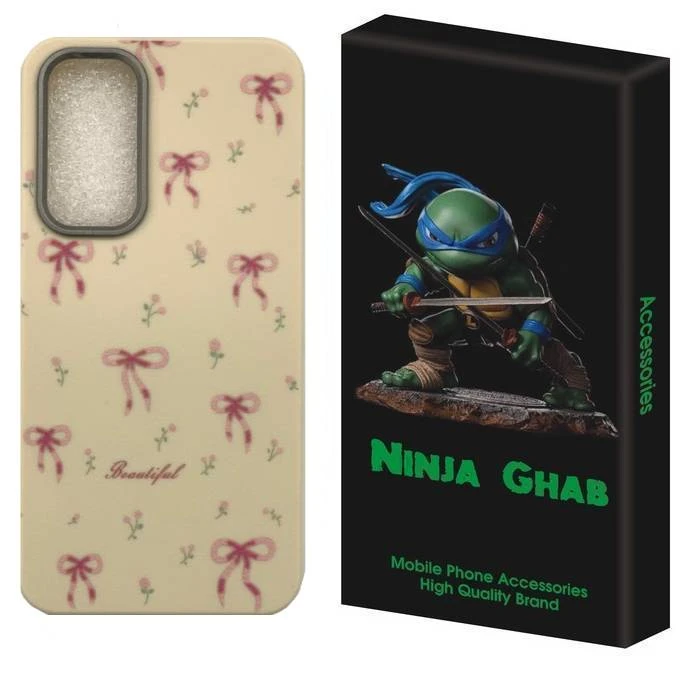 کاور نینجا قاب مدل پاپیون و لاله مناسب برای گوشی موبایل سامسونگ Galaxy A55