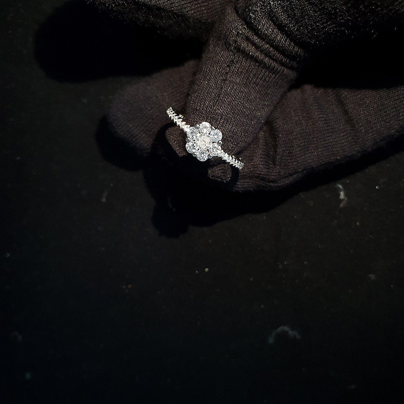 انگشتر نقره زنانه جی تی ای مدل فلاور