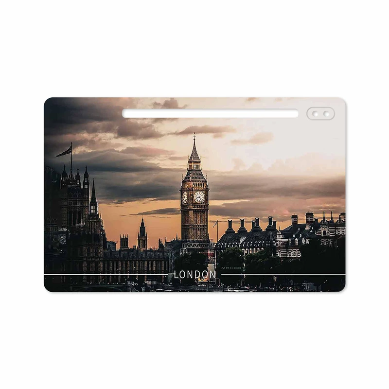 برچسب پوششی ماهوت مدل London City مناسب برای تبلت سامسونگ Galaxy Tab S6 2019 SM-T865