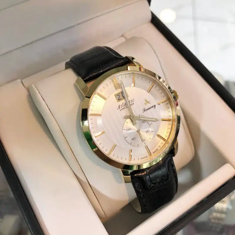 ساعت مچی عقربهای مردانه آتلانتیک مدل AC_63360_45_21