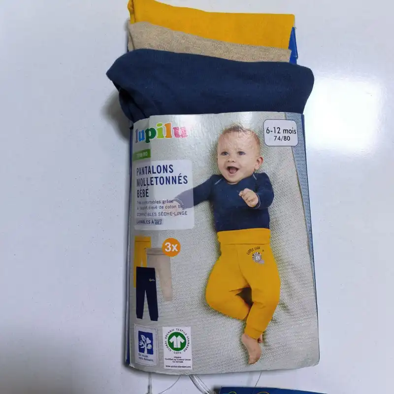 شلوار نوزادی لوپیلو مدل gr739 مجموعه 3 عددی