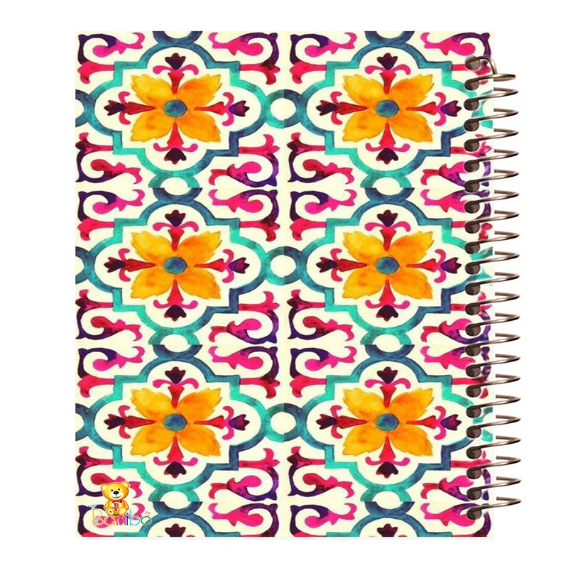 دفتر مشق 100 برگ بانیبو طرح گل  کد 226