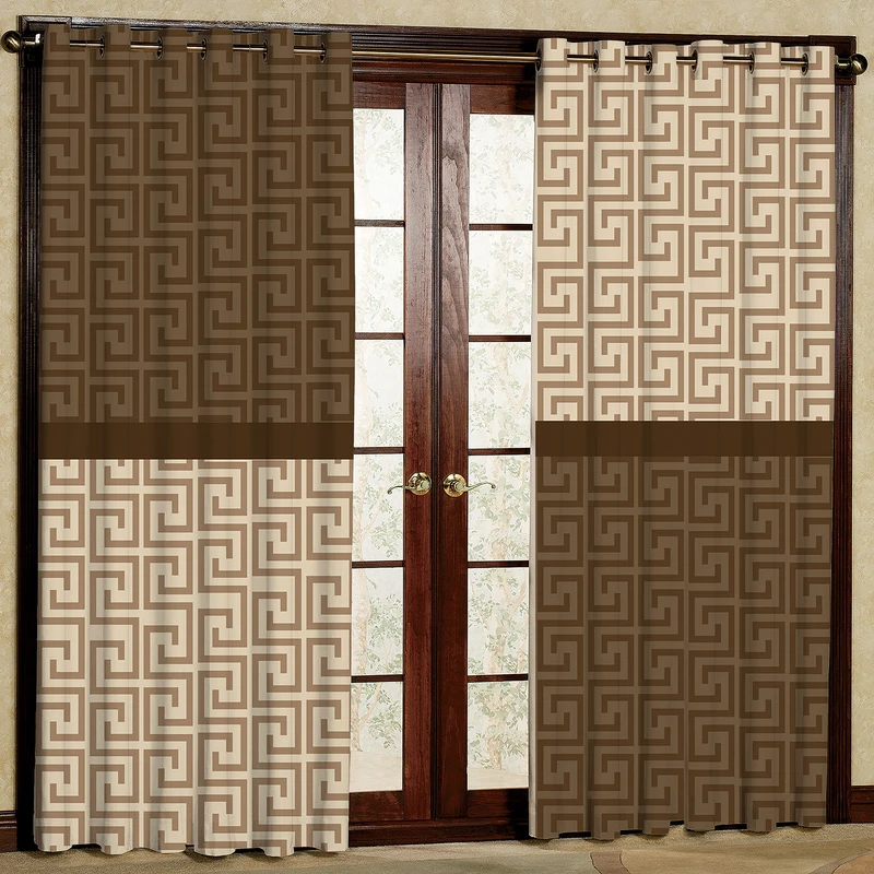 پرده مدل هازان پانچی کد m2643 سایز 140x280 سانتی متر