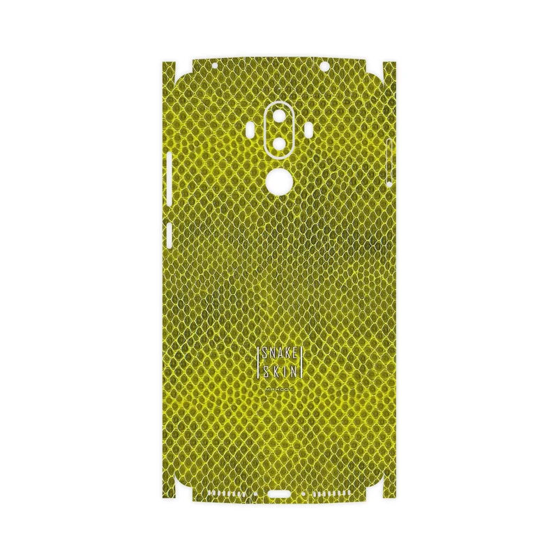 برچسب پوششی ماهوت مدل Yellow Snake Skin-FullSkin مناسب برای گوشی موبایل هوآوی Mate 9