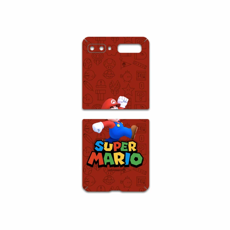برچسب پوششی ماهوت مدل Super-Mario-Game مناسب برای گوشی موبایل سامسونگ Galaxy Z Flip