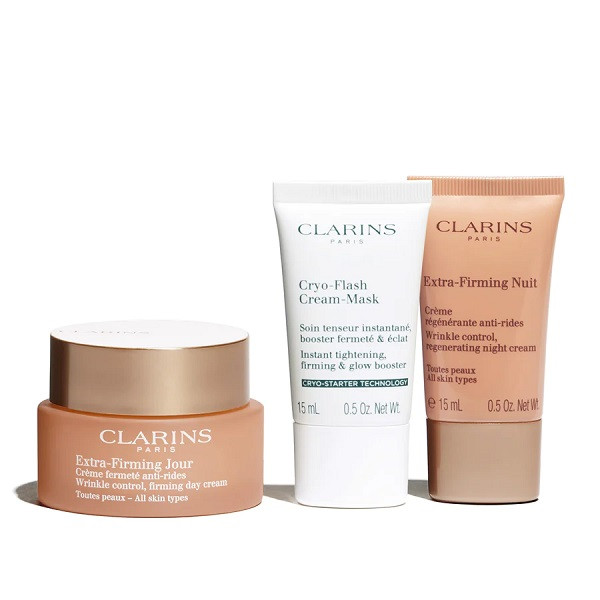 مجموعه مراقبت از پوست کلارنس مدل Extra Forming Collection بسته 4 عددی