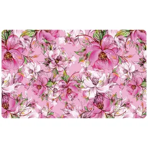  پادری مدل آبرنگی گل m4/3502 آشپزخانه سایز 46×76 سانتی متر 